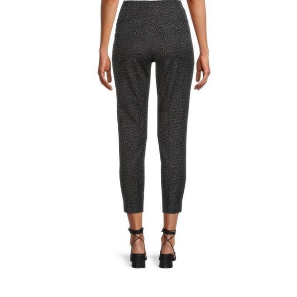 TIME AND TRU Leopard Print Casual Career Stretch Skinny Pants sz 20 Gray Black - Picture 13 of 13